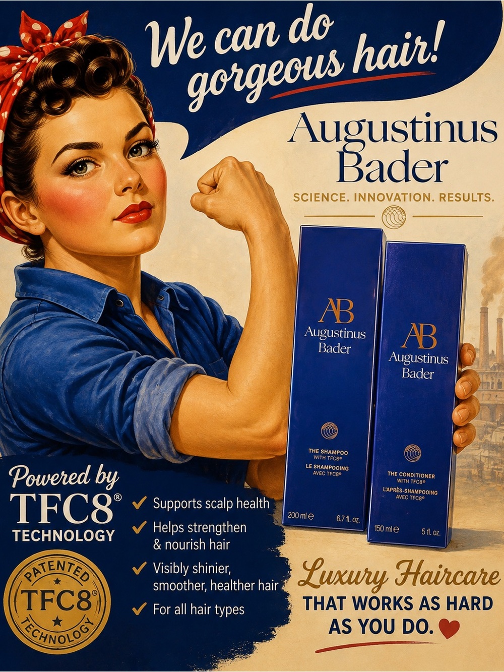 Augustinus Bader Luxury Haircare Shampoo & Conditioner
